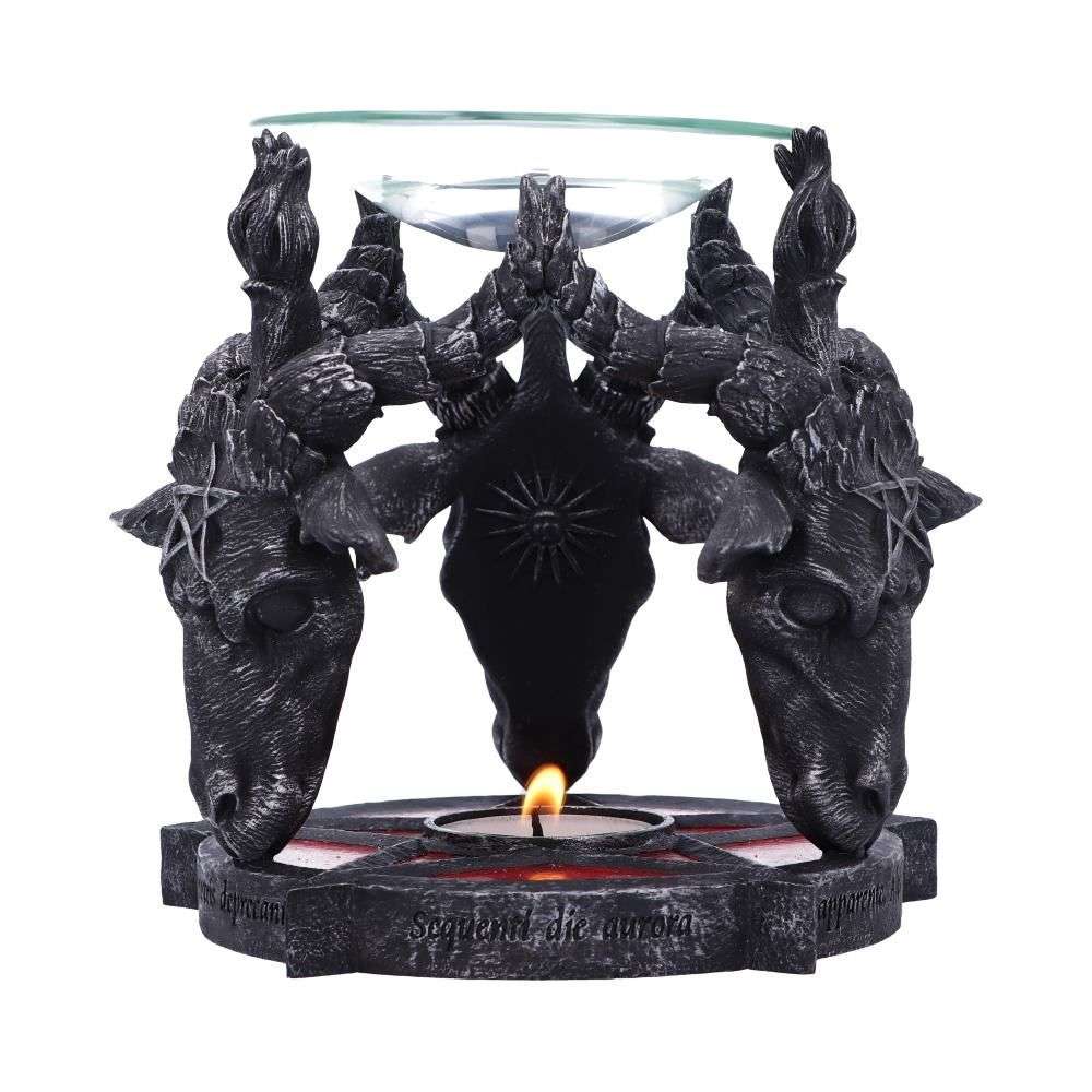 Nemesis Now - Baphomet Ölbrenner/Teelichthalter fürs Raumdüfte - Mehrfarben
